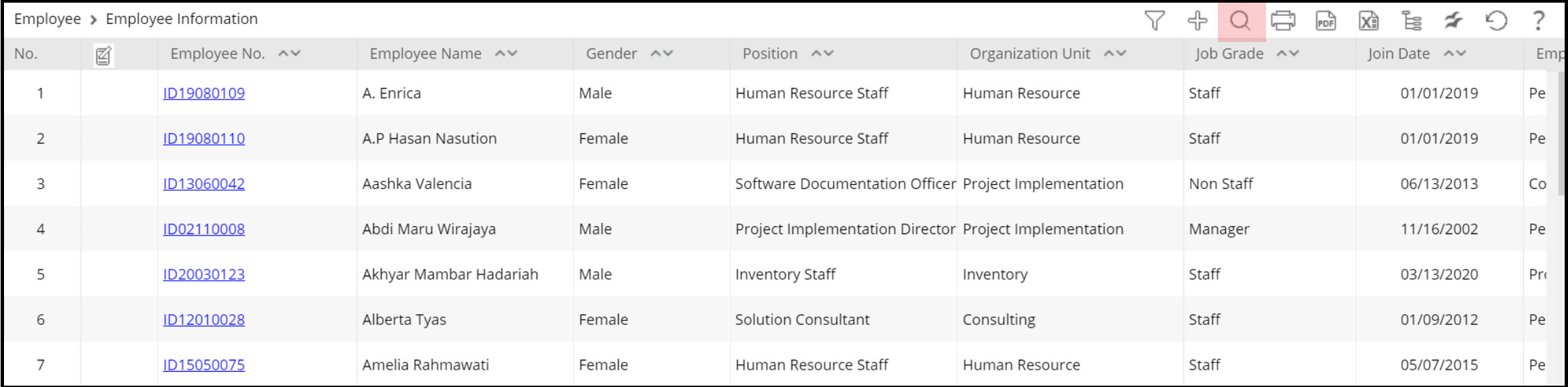 Employee Search