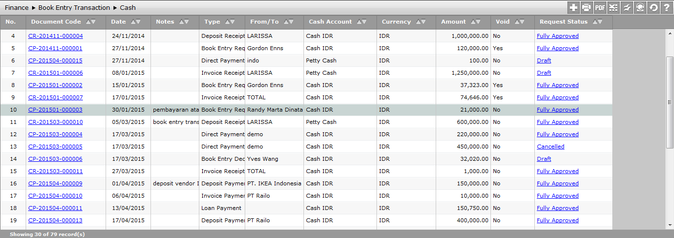 Cash