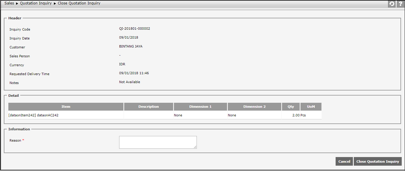 The document statuses are: